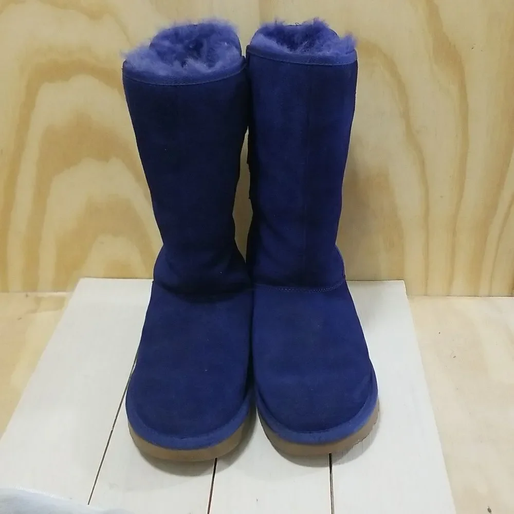 UGG Allegra Tall Blue Boots Women's sz 5 EU 39